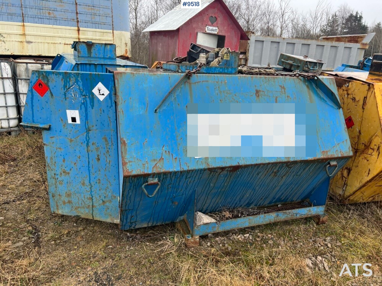 Tank diesel - 1,5 cubic - J-O Fherm dumper - Skladovací nádrž: obrázek 2 Tank diesel - 1,5 cubic - J-O Fherm dumper - Skladovací nádrž: obrázek 2