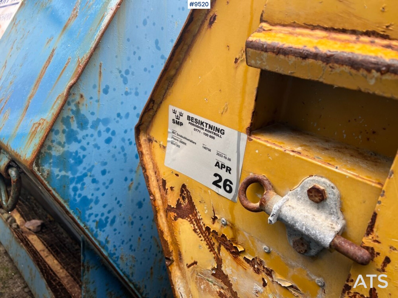 Tank diesel - 2cubic - J-O Fherm dumper - Skladovací nádrž: obrázek 4 Tank diesel - 2cubic - J-O Fherm dumper - Skladovací nádrž: obrázek 4