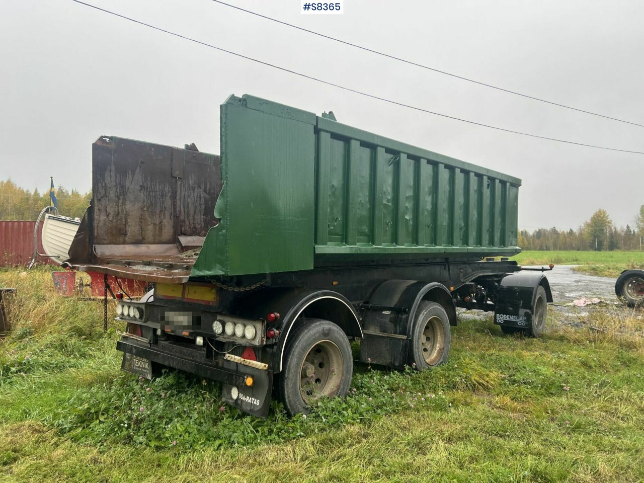 Tipper wagon - BRIAB SLB3P - Sklápěcí přívěs: obrázek 3 Tipper wagon - BRIAB SLB3P - Sklápěcí přívěs: obrázek 3