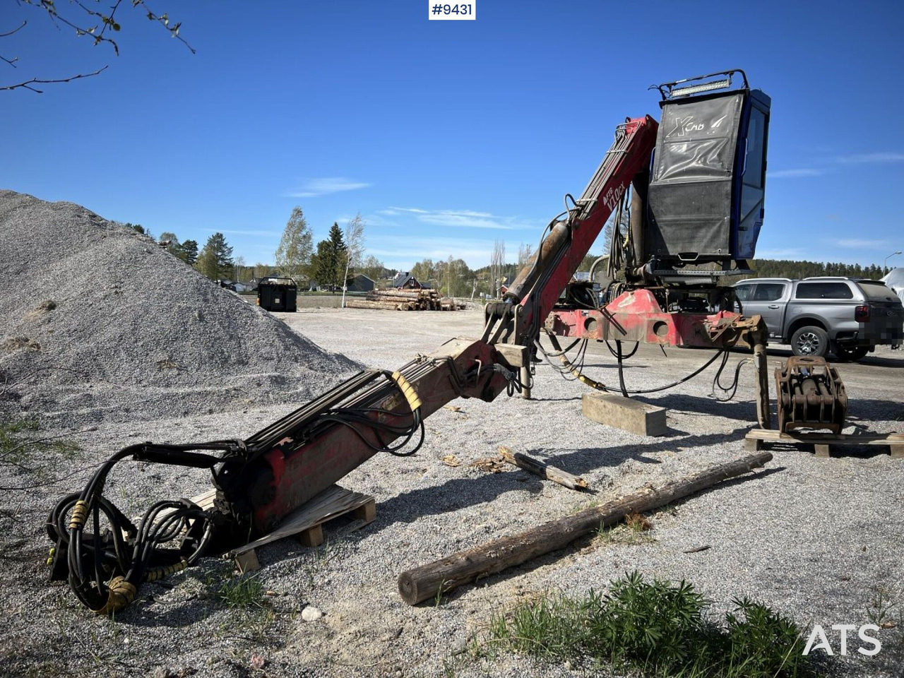 V-kran V10CX,96 - Timber crane, logging crane - Hydraulická ruka pro Nákladní auto: obrázek 1 V-kran V10CX,96 - Timber crane, logging crane - Hydraulická ruka pro Nákladní auto: obrázek 1