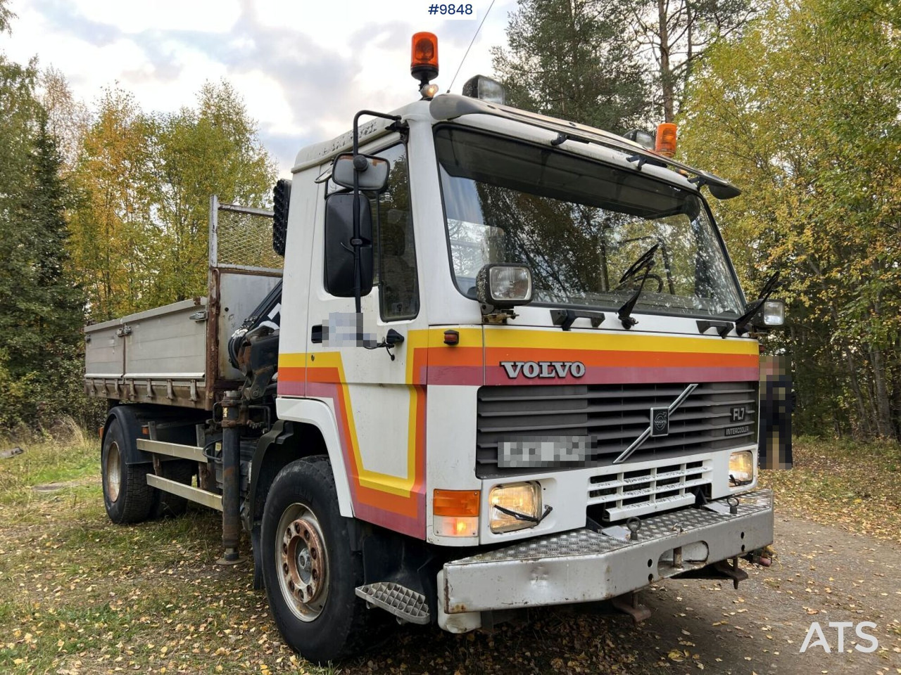 VOLVO FL7 4X2 Crane truck/Dump truck with Hiab071 crane - Sklápěč, Auto s hydraulickou rukou: obrázek 2 VOLVO FL7 4X2 Crane truck/Dump truck with Hiab071 crane - Sklápěč, Auto s hydraulickou rukou: obrázek 2