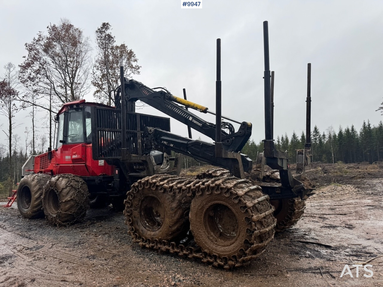 Valmet 860 forwarder (VIDEO) - Vyvážecí souprava: obrázek 4 Valmet 860 forwarder (VIDEO) - Vyvážecí souprava: obrázek 4