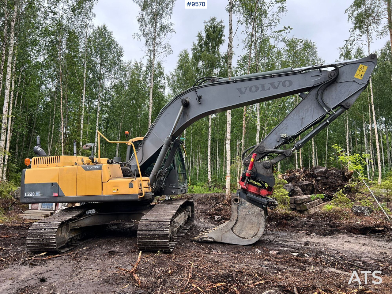 Volvo EC 250 DL grävsystem, rotor och planerskopa - Pásové rýpadlo: obrázek 3 Volvo EC 250 DL grävsystem, rotor och planerskopa - Pásové rýpadlo: obrázek 3