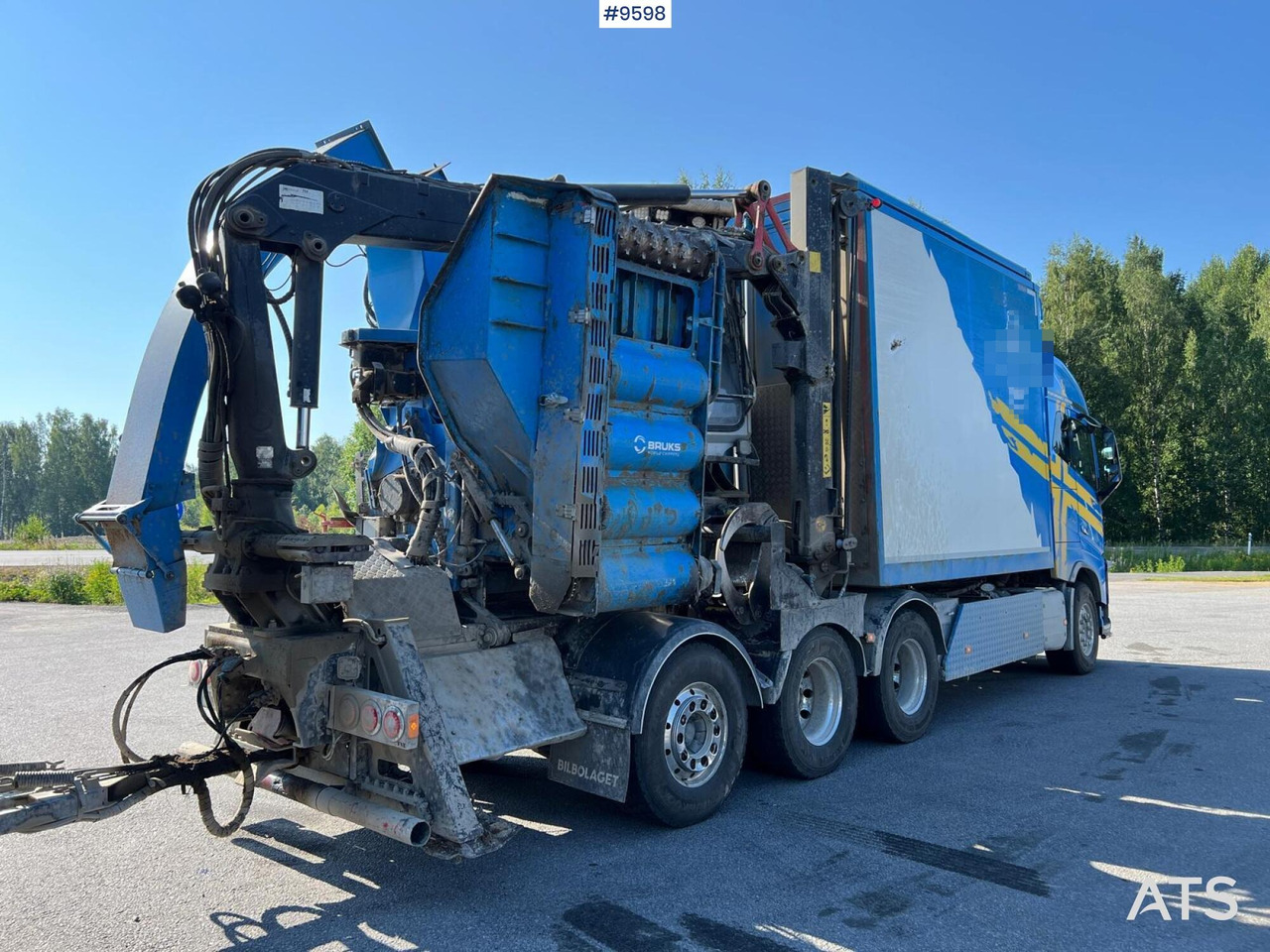 Volvo FH16 8*4 Bruks wood chipper - Sklápěč, Auto s hydraulickou rukou: obrázek 5 Volvo FH16 8*4 Bruks wood chipper - Sklápěč, Auto s hydraulickou rukou: obrázek 5
