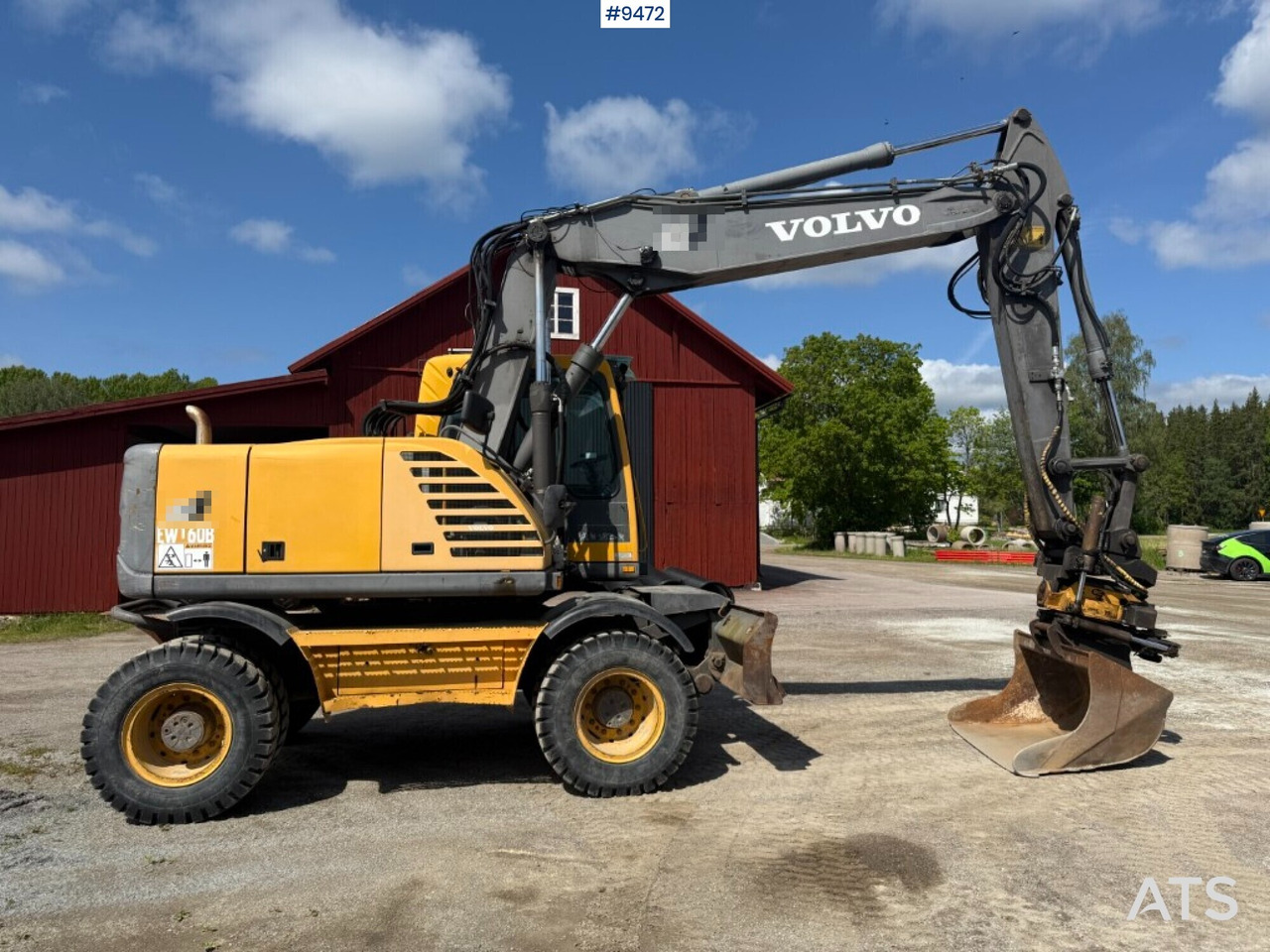 Wheel excavator Volvo EW160B, Tiltrotator - Kolesové rýpadlo: obrázek 2 Wheel excavator Volvo EW160B, Tiltrotator - Kolesové rýpadlo: obrázek 2