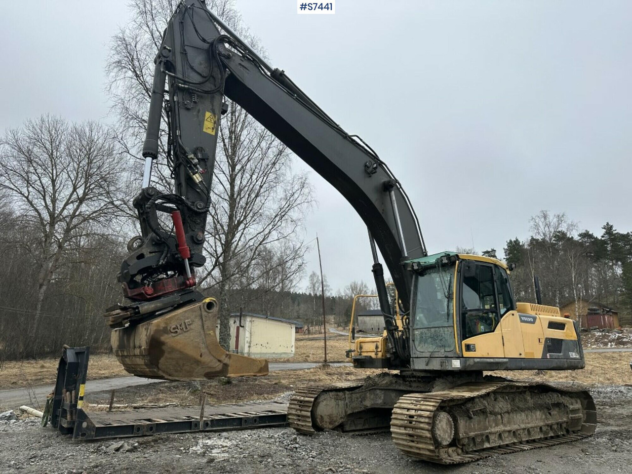 Pásové rýpadlo Wheeled excavator Volvo EC300 DL With rotor, digging system and buckets SEE VIDEO: obrázek 8