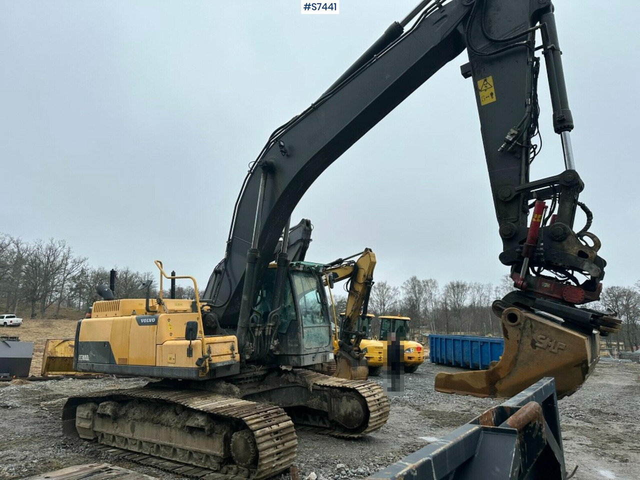 Pásové rýpadlo Wheeled excavator Volvo EC300 DL With rotor, digging system and buckets SEE VIDEO: obrázek 14