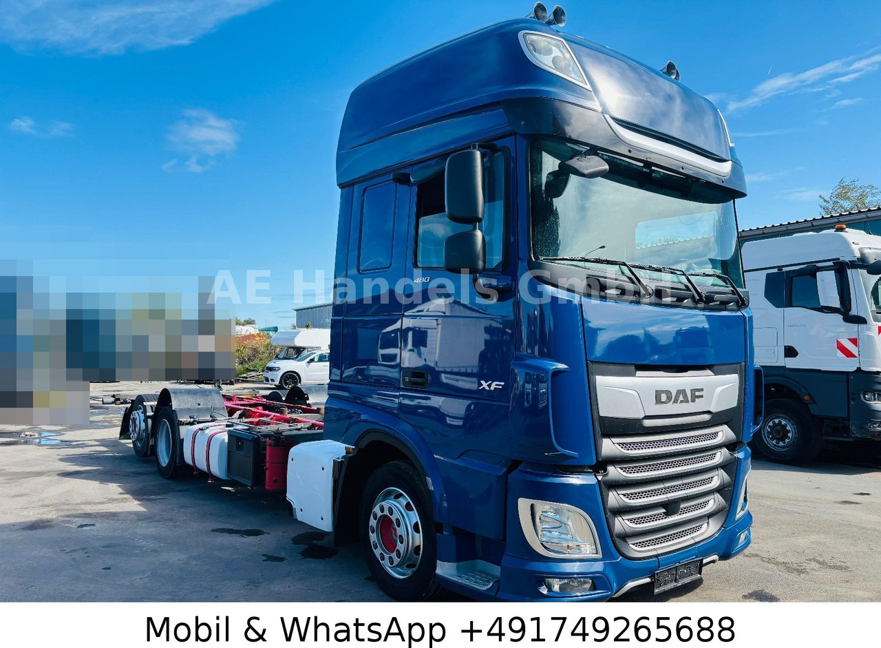DAF XF 480 SSC LL BDF *Retarder/Lenk+Lift/ACC/2xTank - Kontejnérový podvozek/ Výměnná nástavba: obrázek 1 DAF XF 480 SSC LL BDF *Retarder/Lenk+Lift/ACC/2xTank - Kontejnérový podvozek/ Výměnná nástavba: obrázek 1