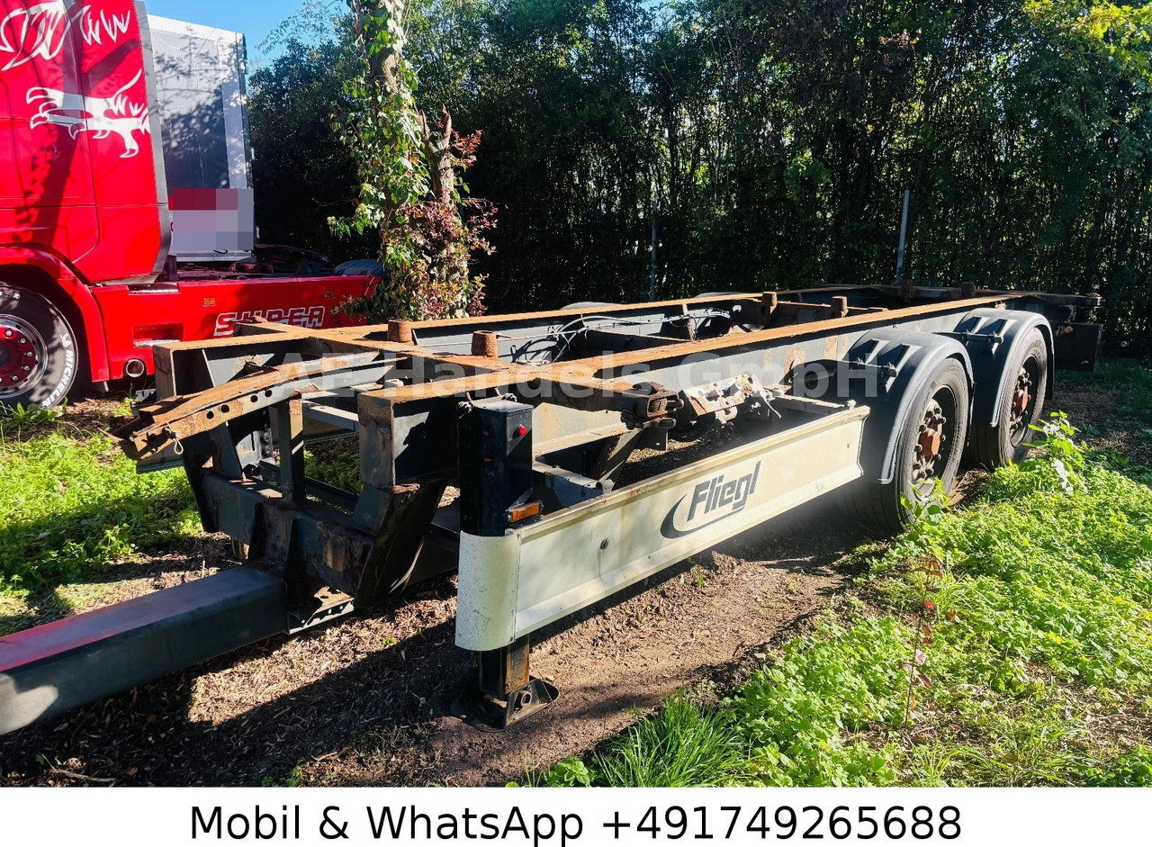 Kontejnerovy přívěs/ Výměnná nástavba Fliegl TWP 180 Tandem Tiefgekoppelt *BWP/Scheibenbremse: obrázek 10 Kontejnerovy přívěs/ Výměnná nástavba Fliegl TWP 180 Tandem Tiefgekoppelt *BWP/Scheibenbremse: obrázek 10