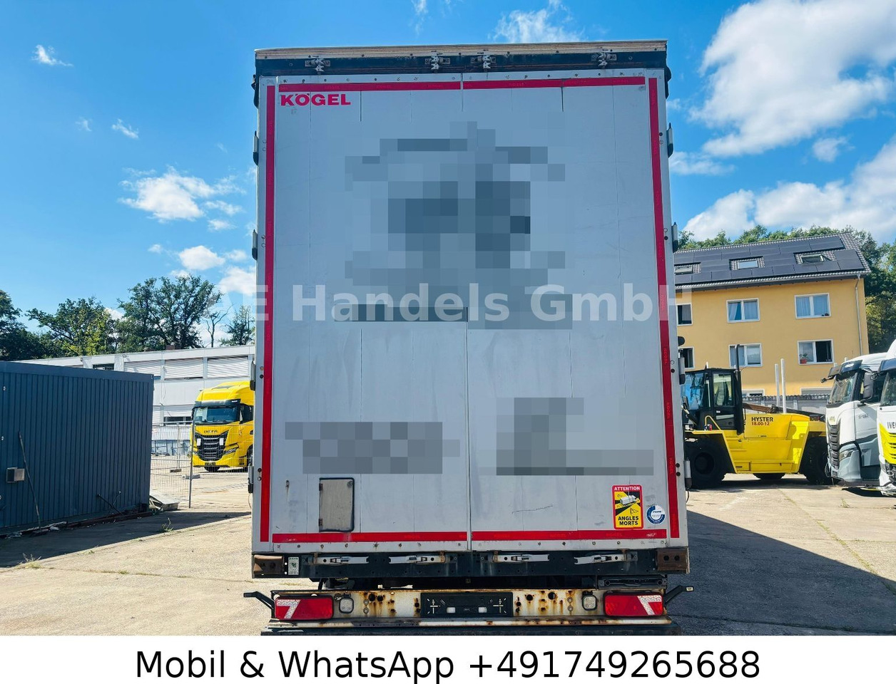 Kögel S24-1 MEGA *Edscha/Tautliner/Lift/Wabco - Plachtový návěs: obrázek 5 Kögel S24-1 MEGA *Edscha/Tautliner/Lift/Wabco - Plachtový návěs: obrázek 5