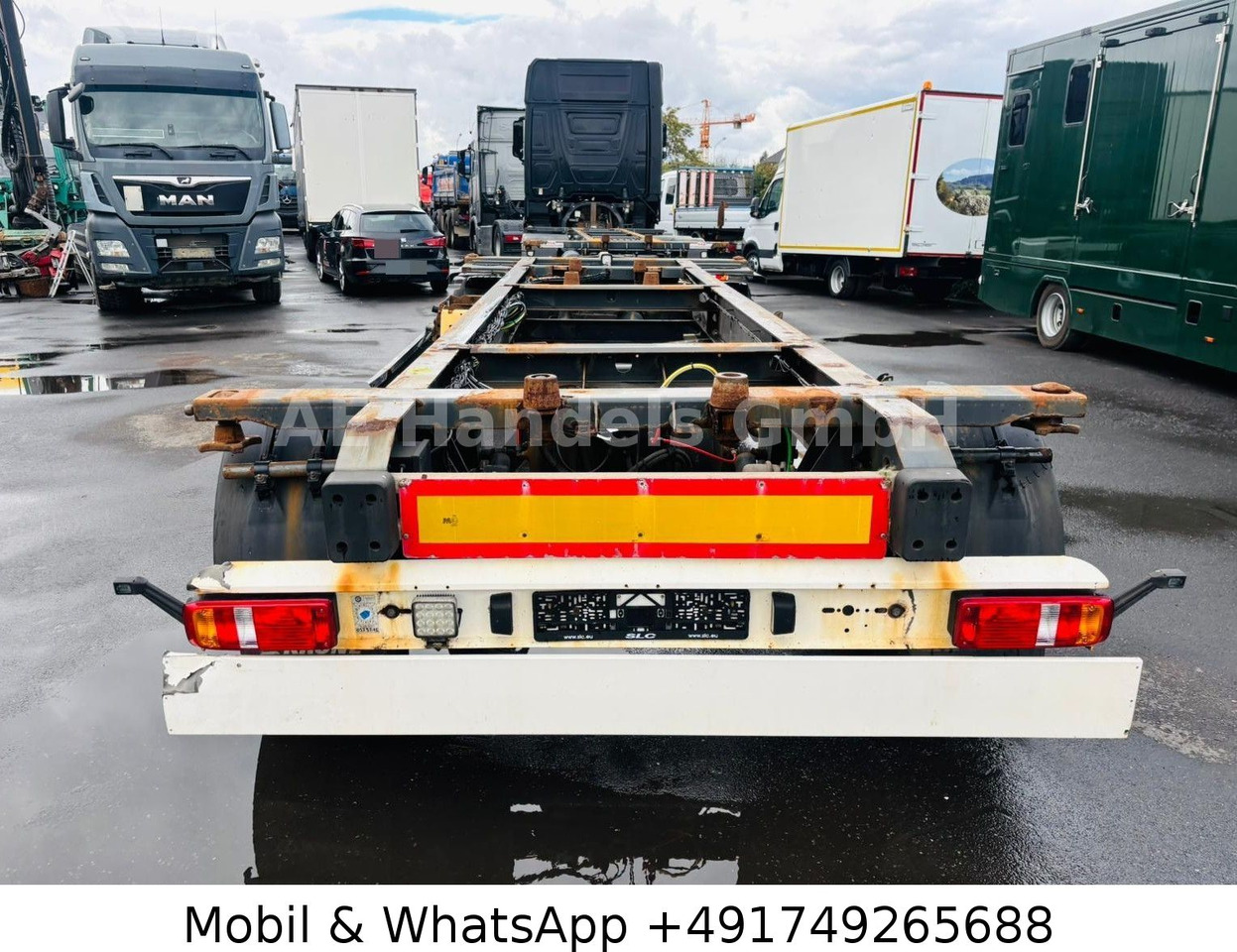 Krone AZ BDF Drehschemel *Scheibenbremsen/VollLuft - Kontejnerovy přívěs/ Výměnná nástavba: obrázek 4 Krone AZ BDF Drehschemel *Scheibenbremsen/VollLuft - Kontejnerovy přívěs/ Výměnná nástavba: obrázek 4