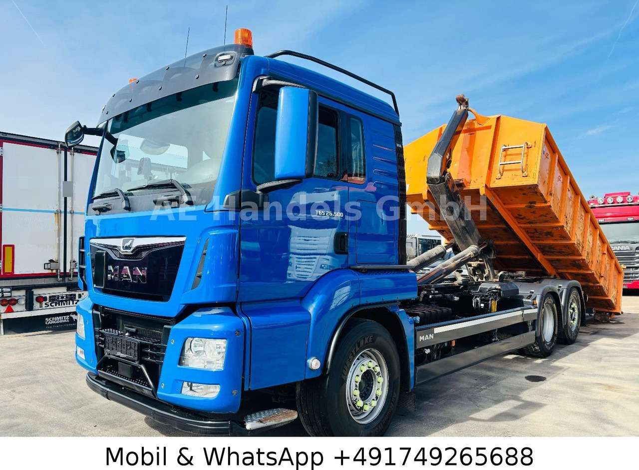 MAN TGS 26.500 L BL 6x2 *Retarder/Lenk+Lift/MEILLER - Hákový nosič kontejnerů, Auto s hydraulickou rukou: obrázek 1 MAN TGS 26.500 L BL 6x2 *Retarder/Lenk+Lift/MEILLER - Hákový nosič kontejnerů, Auto s hydraulickou rukou: obrázek 1