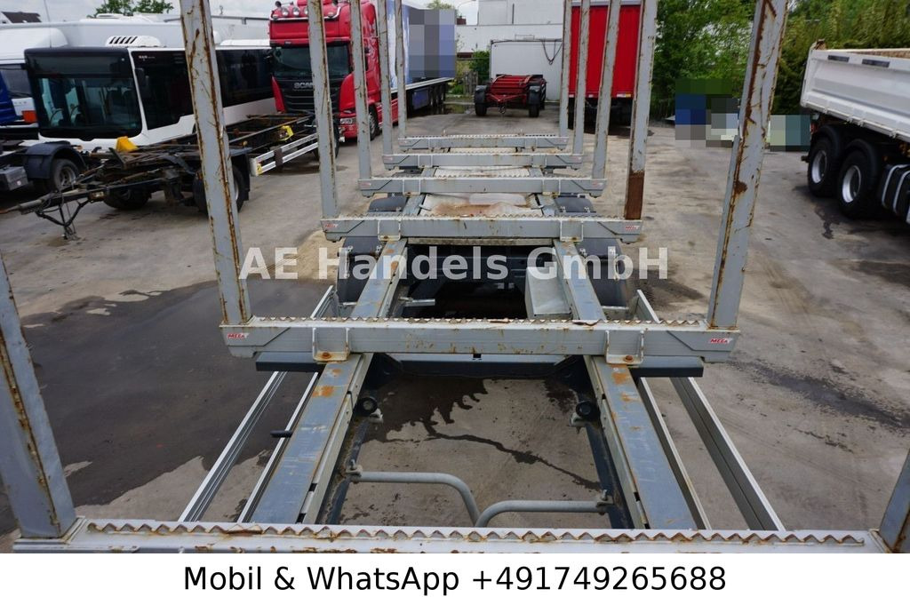 Klanicový návěs MEGA ND3-C231 Lang-Holz *8x Rungen / Liftachse: obrázek 8