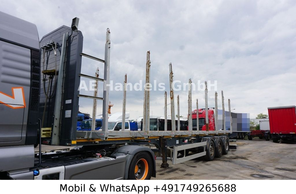 Klanicový návěs MEGA ND3-C231 Lang-Holz *8x Rungen / Liftachse: obrázek 6