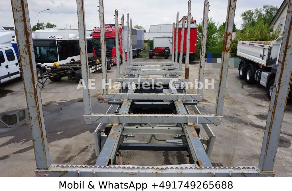 Klanicový návěs MEGA ND3-C231 Lang-Holz *8x Rungen / Liftachse: obrázek 7