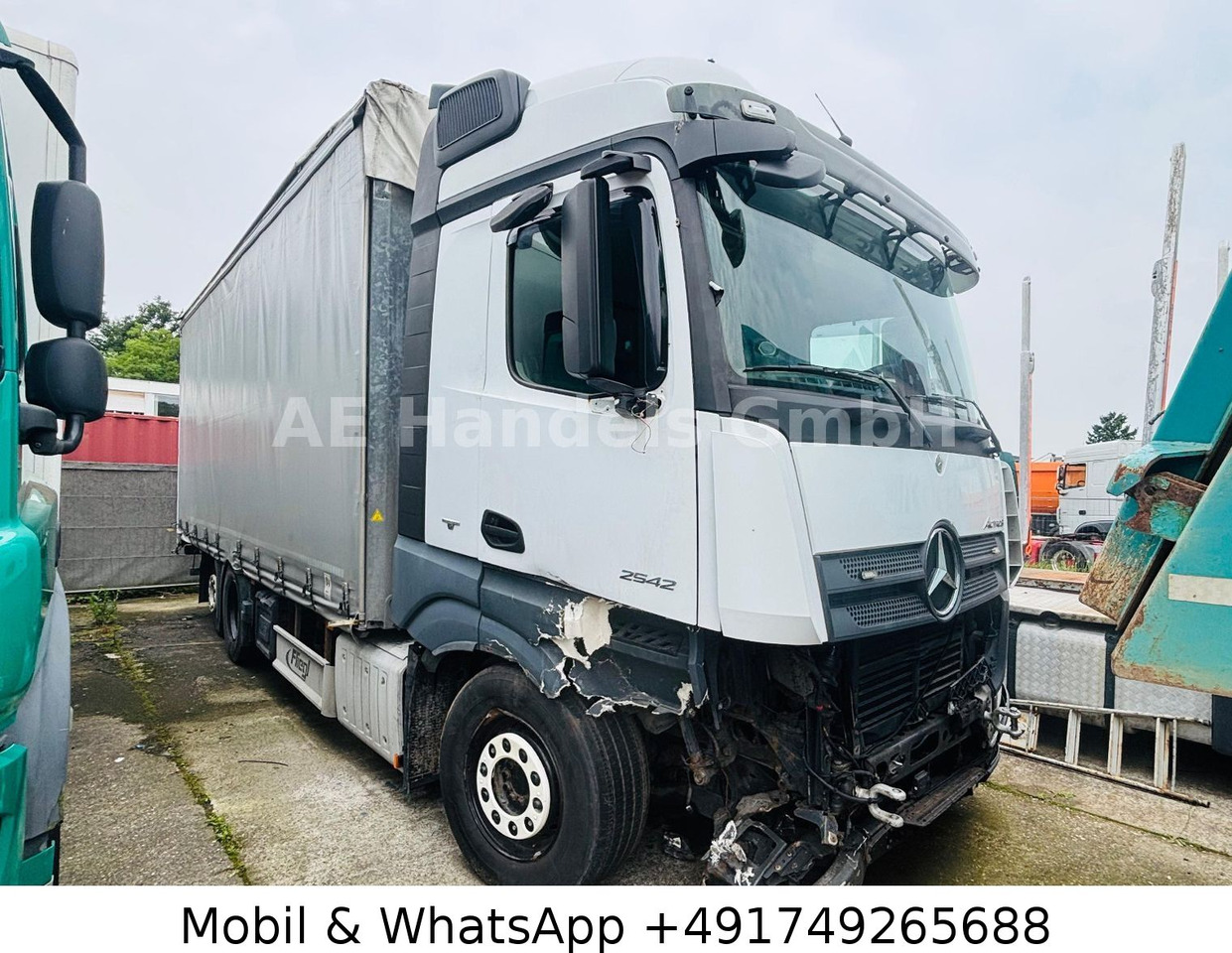 Mercedes-Benz Actros IV 2642 L LL 6x2*Retarder/Standklima/Lift - Plachtový nákladní auto: obrázek 1 Mercedes-Benz Actros IV 2642 L LL 6x2*Retarder/Standklima/Lift - Plachtový nákladní auto: obrázek 1
