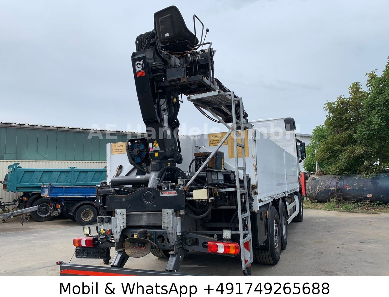 Mercedes-Benz Actros IV 2645 L LL 6x2 *Retarder/Hiab-177K-Pro - Nákladní automobil valníkový/ Plošinový, Auto s hydraulickou rukou: obrázek 5 Mercedes-Benz Actros IV 2645 L LL 6x2 *Retarder/Hiab-177K-Pro - Nákladní automobil valníkový/ Plošinový, Auto s hydraulickou rukou: obrázek 5