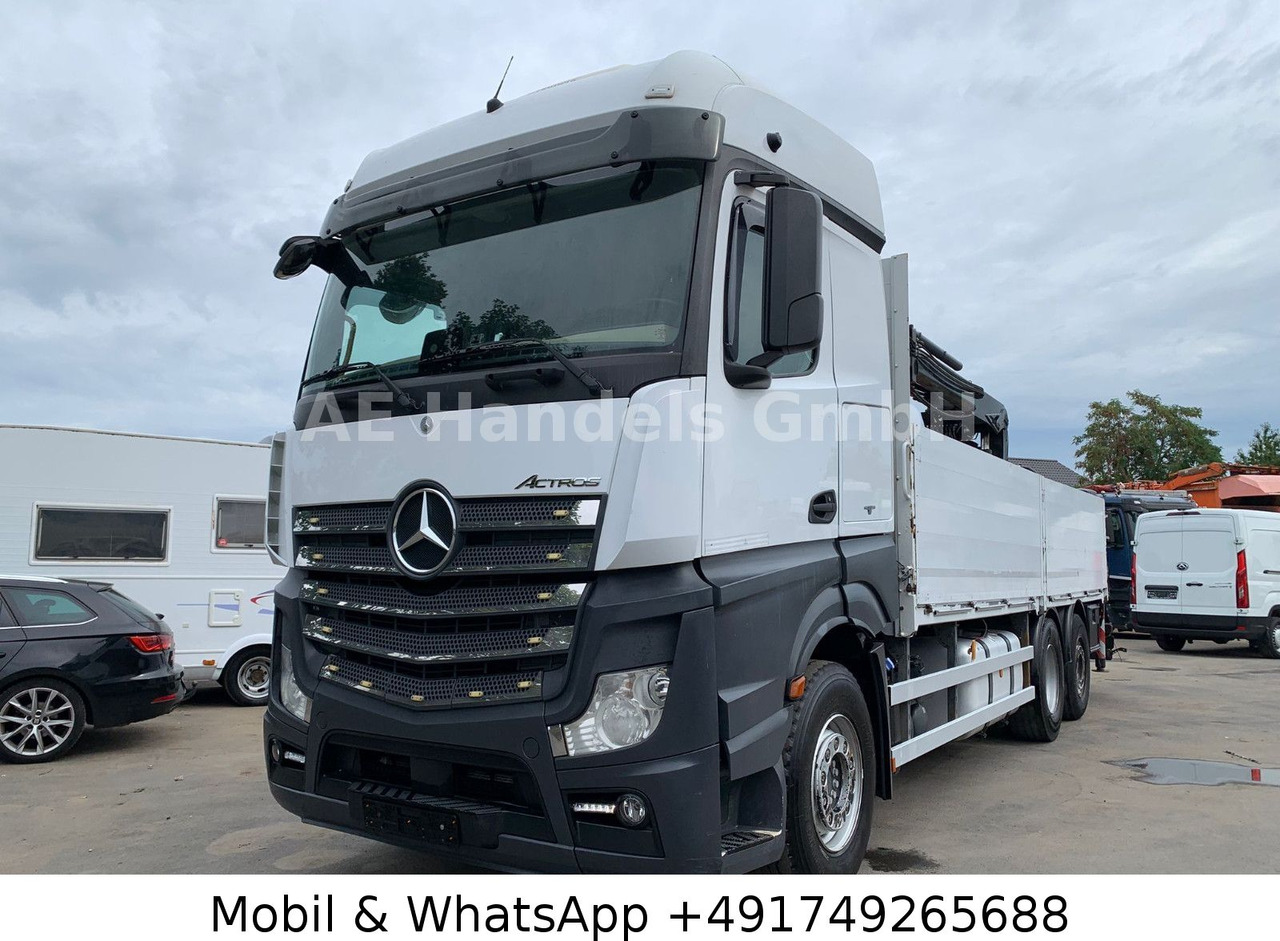Mercedes-Benz Actros IV 2645 L LL 6x2 *Retarder/Hiab-177K-Pro - Nákladní automobil valníkový/ Plošinový, Auto s hydraulickou rukou: obrázek 1 Mercedes-Benz Actros IV 2645 L LL 6x2 *Retarder/Hiab-177K-Pro - Nákladní automobil valníkový/ Plošinový, Auto s hydraulickou rukou: obrázek 1