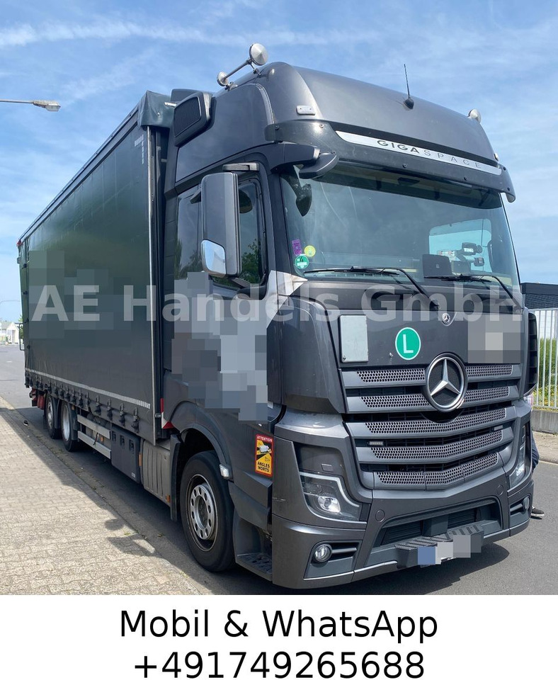 Mercedes-Benz Actros V 2540 L *Hubdach/Lenk+Lift/LBW-2,8m - Plachtový nákladní auto: obrázek 1 Mercedes-Benz Actros V 2540 L *Hubdach/Lenk+Lift/LBW-2,8m - Plachtový nákladní auto: obrázek 1