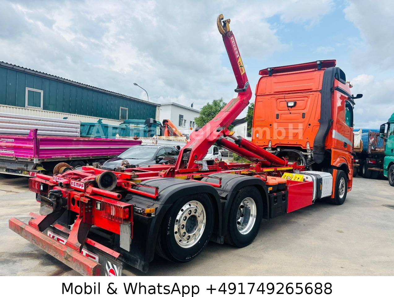 Mercedes-Benz Actros V 2551 L BL 6x2 *Retarder/Hyva-18-60-S - Hákový nosič kontejnerů, Auto s hydraulickou rukou: obrázek 4 Mercedes-Benz Actros V 2551 L BL 6x2 *Retarder/Hyva-18-60-S - Hákový nosič kontejnerů, Auto s hydraulickou rukou: obrázek 4