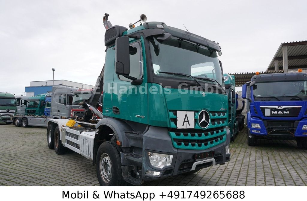 Mercedes-Benz Arocs IV 3348 M BB 6x4 Hiab-XR-21-S-56 *Retarder - Hákový nosič kontejnerů: obrázek 1 Mercedes-Benz Arocs IV 3348 M BB 6x4 Hiab-XR-21-S-56 *Retarder - Hákový nosič kontejnerů: obrázek 1