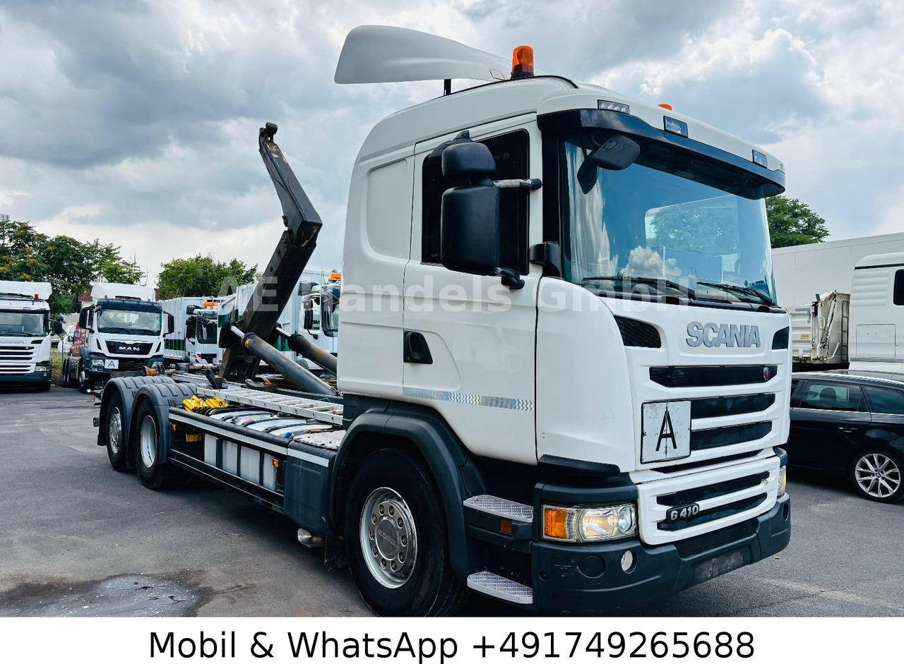 Scania G410 BL 6x2 *Retarder/MEILLER-RK.20.67/Lenk+Lift - Hákový nosič kontejnerů: obrázek 1 Scania G410 BL 6x2 *Retarder/MEILLER-RK.20.67/Lenk+Lift - Hákový nosič kontejnerů: obrázek 1