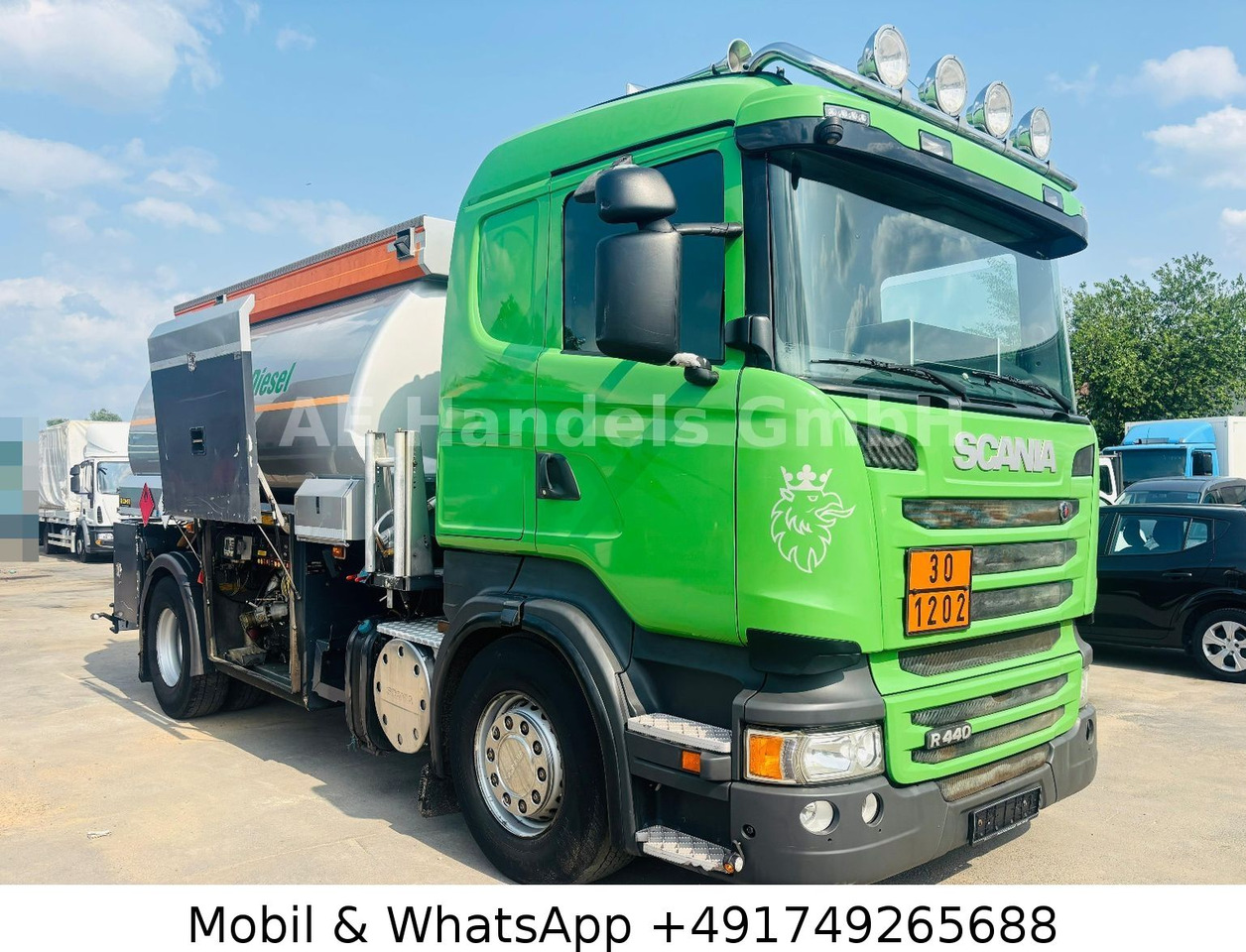 Scania R440 Rohr *Retarder/Oben-Unten/2-Kammern/14m³ - Cisternové vozidlo: obrázek 1 Scania R440 Rohr *Retarder/Oben-Unten/2-Kammern/14m³ - Cisternové vozidlo: obrázek 1