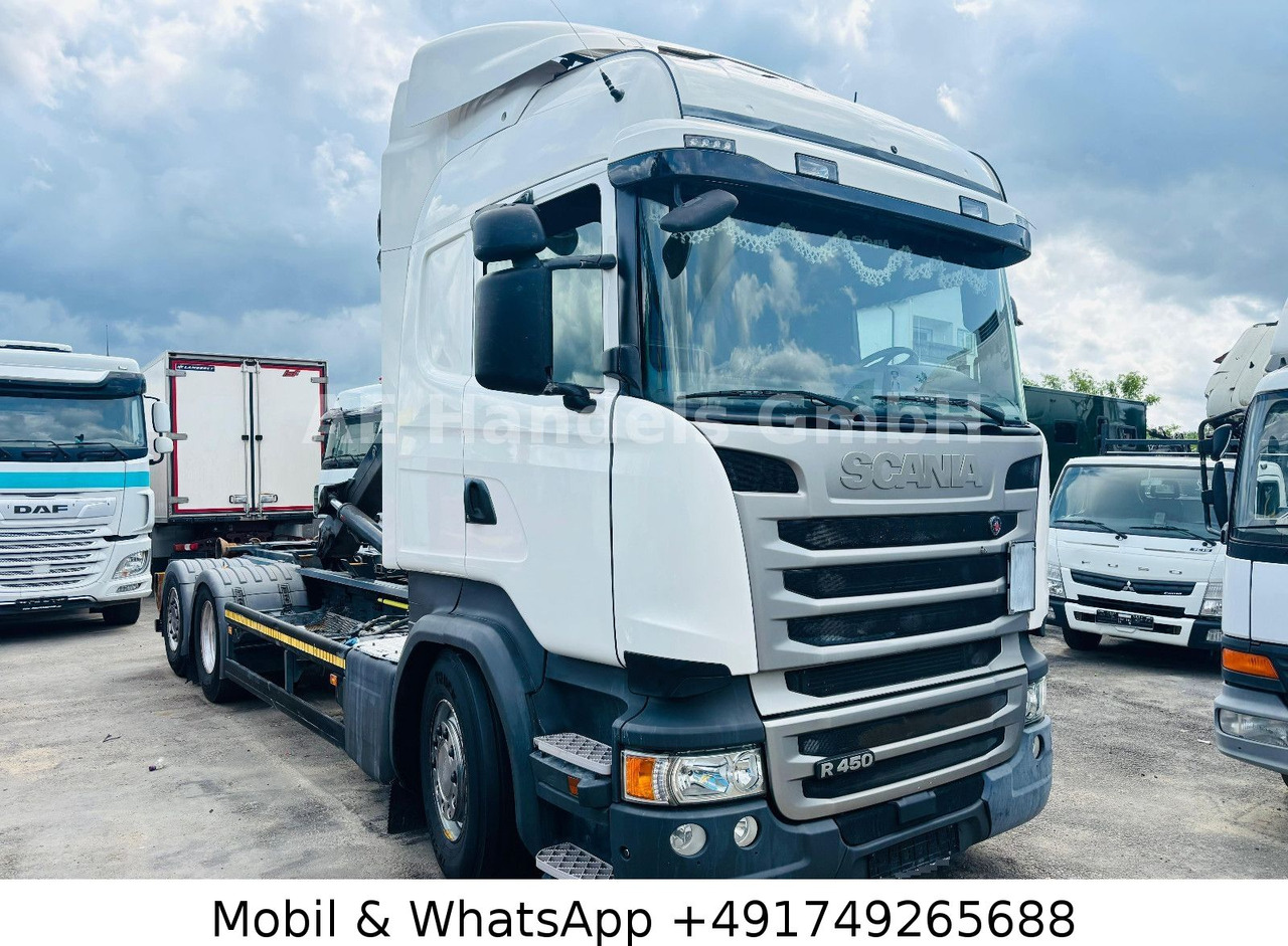 Scania R450 LL 6x2 *Retarder/Hiab-OPT20S59/Standklima - Hákový nosič kontejnerů: obrázek 1 Scania R450 LL 6x2 *Retarder/Hiab-OPT20S59/Standklima - Hákový nosič kontejnerů: obrázek 1