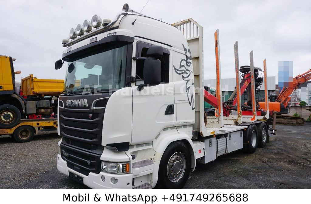 Auto s hydraulickou rukou, Lesovůz Scania R580 V8 Highline Palfinger-M120L97 *Retarder/ACC: obrázek 7
