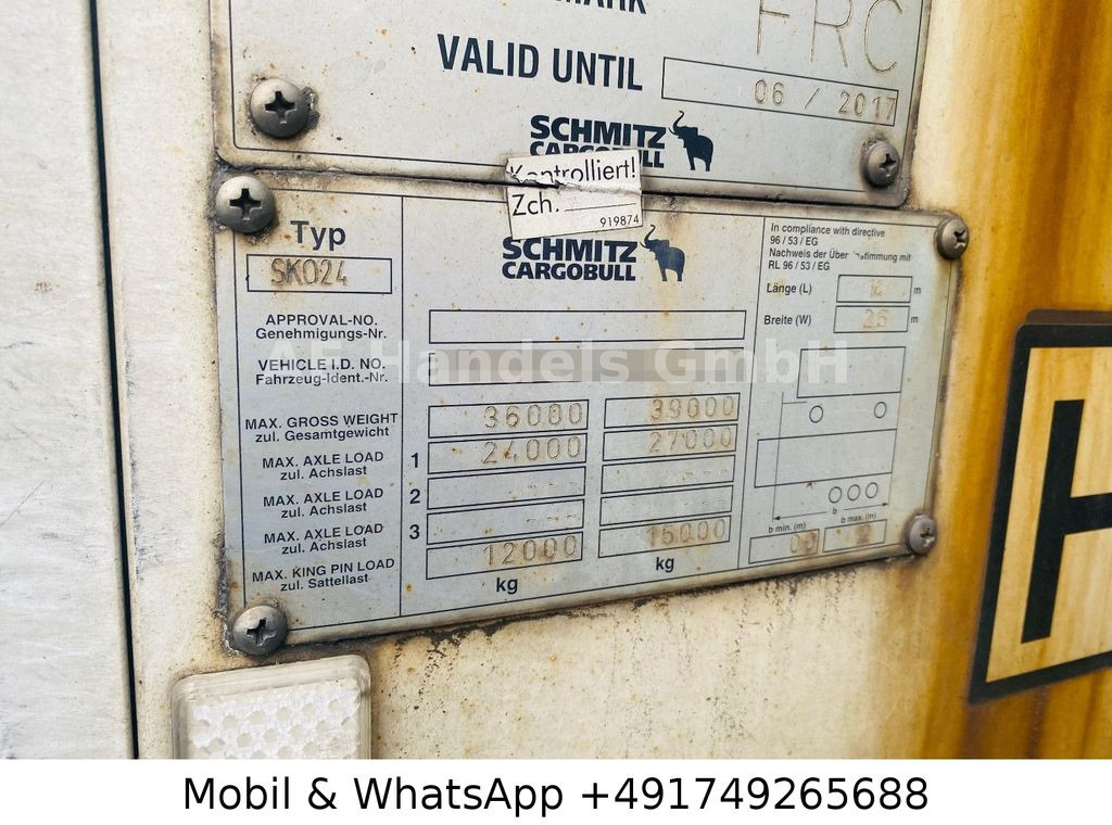 Schmitz Cargobull SKO 24/13.4 FP60 Cool *ThermoKing-SLX400/+-30°  leasing Schmitz Cargobull SKO 24/13.4 FP60 Cool *ThermoKing-SLX400/+-30°: obrázek 20 Schmitz Cargobull SKO 24/13.4 FP60 Cool *ThermoKing-SLX400/+-30°  leasing Schmitz Cargobull SKO 24/13.4 FP60 Cool *ThermoKing-SLX400/+-30°: obrázek 20