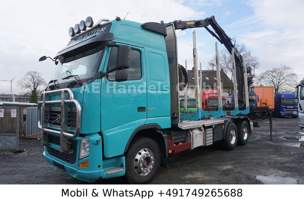 Lesovůz, Auto s hydraulickou rukou Volvo FH 540 Globe BL 6x4 Hiab 115z-80  *VEB+/AHK: obrázek 10