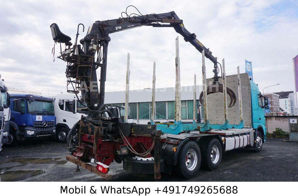 Lesovůz, Auto s hydraulickou rukou Volvo FH 540 Globe BL 6x4 Hiab 115z-80  *VEB+/AHK: obrázek 7