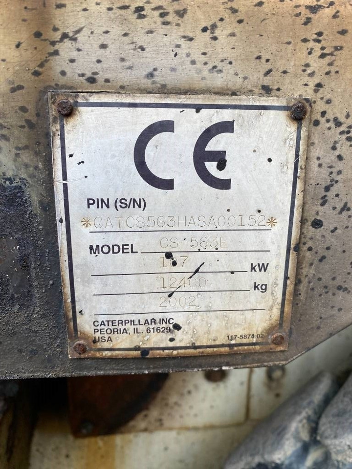 Válec CAT CS-563E Origine Française /Certificat CE endommagé: obrázek 8