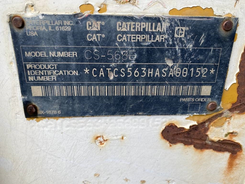 Válec CAT CS-563E Origine Française /Certificat CE endommagé: obrázek 7