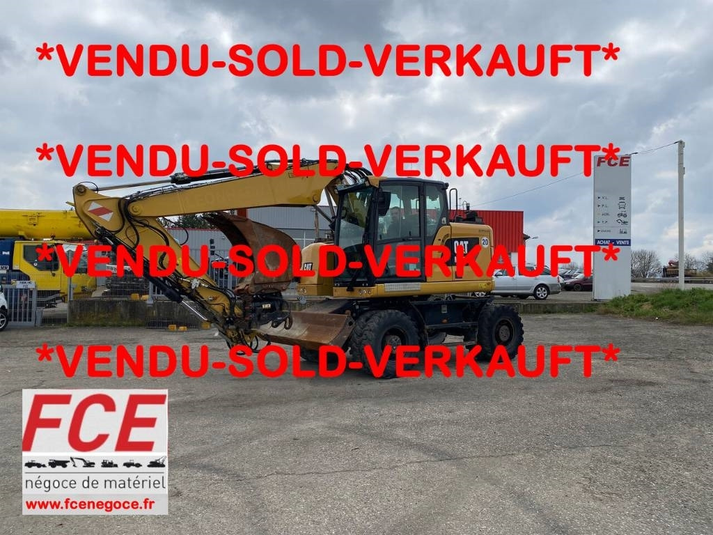 CAT M 315F /1er Main-Certificat CE Non accidenté - Kolesové rýpadlo: obrázek 1 CAT M 315F /1er Main-Certificat CE Non accidenté - Kolesové rýpadlo: obrázek 1