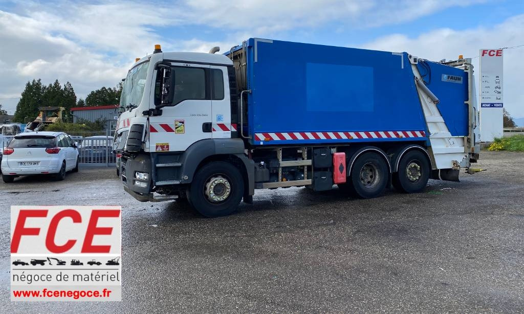 MAN TGS 26.360-6x2 FAUN VR5Z/ZÖLLER endommagé - Vůz na odvoz odpadků: obrázek 1 MAN TGS 26.360-6x2 FAUN VR5Z/ZÖLLER endommagé - Vůz na odvoz odpadků: obrázek 1