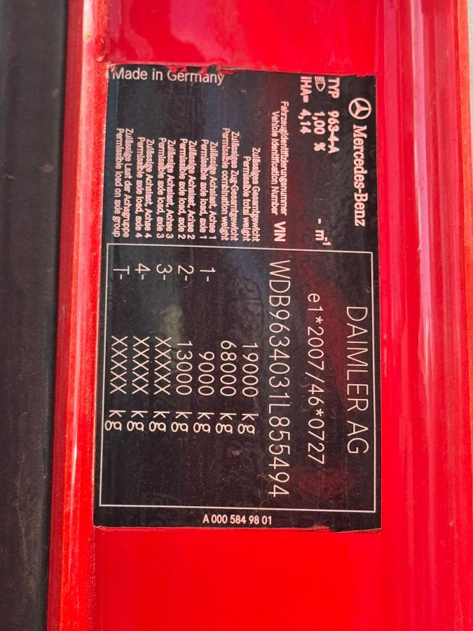 Tahač Mercedes Actros 1846: obrázek 12 Tahač Mercedes Actros 1846: obrázek 12