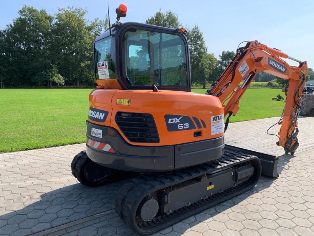 Doosan DX63-3 - Mini rýpadlo: obrázek 2 Doosan DX63-3 - Mini rýpadlo: obrázek 2
