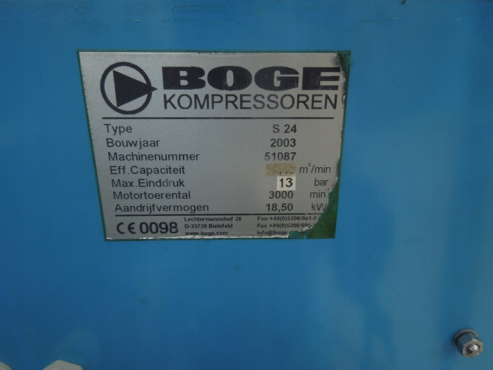 BOGE S24 - Mobilní kompresor: obrázek 3 BOGE S24 - Mobilní kompresor: obrázek 3