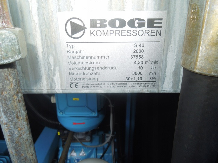 BOGE S40 - Mobilní kompresor: obrázek 4 BOGE S40 - Mobilní kompresor: obrázek 4