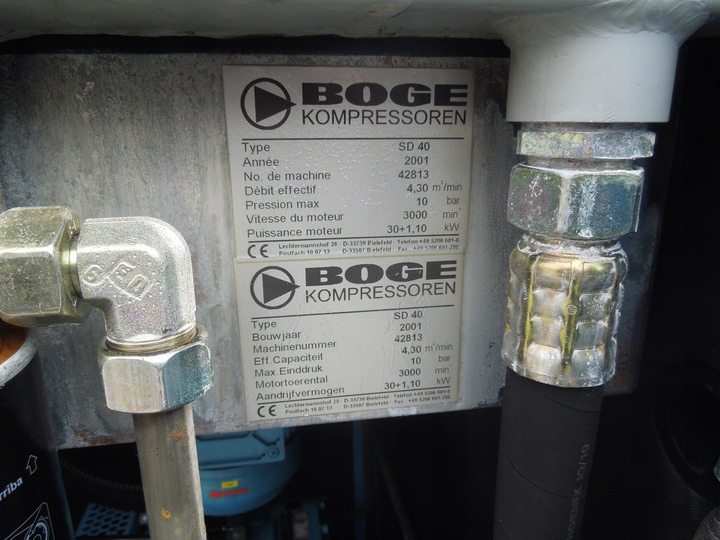 BOGE SD40 - Mobilní kompresor: obrázek 3 BOGE SD40 - Mobilní kompresor: obrázek 3