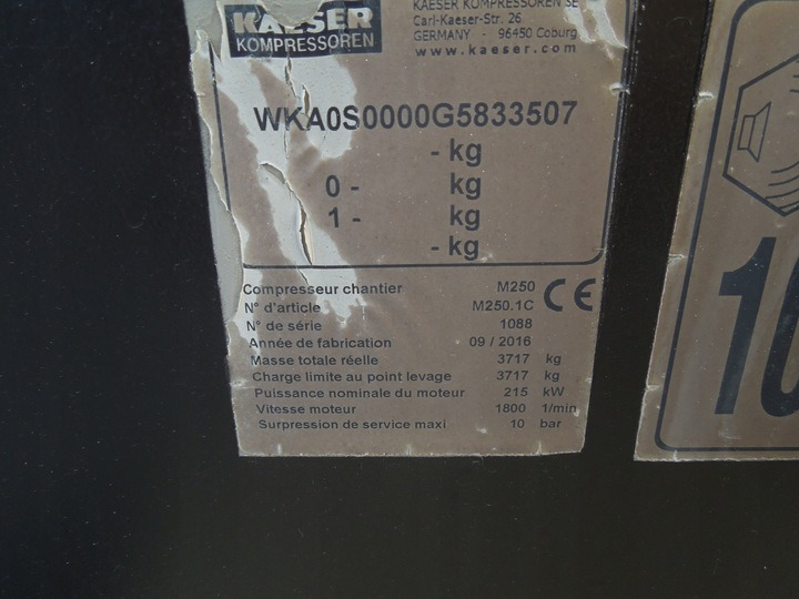 KAESER M250 - Mobilní kompresor: obrázek 3 KAESER M250 - Mobilní kompresor: obrázek 3