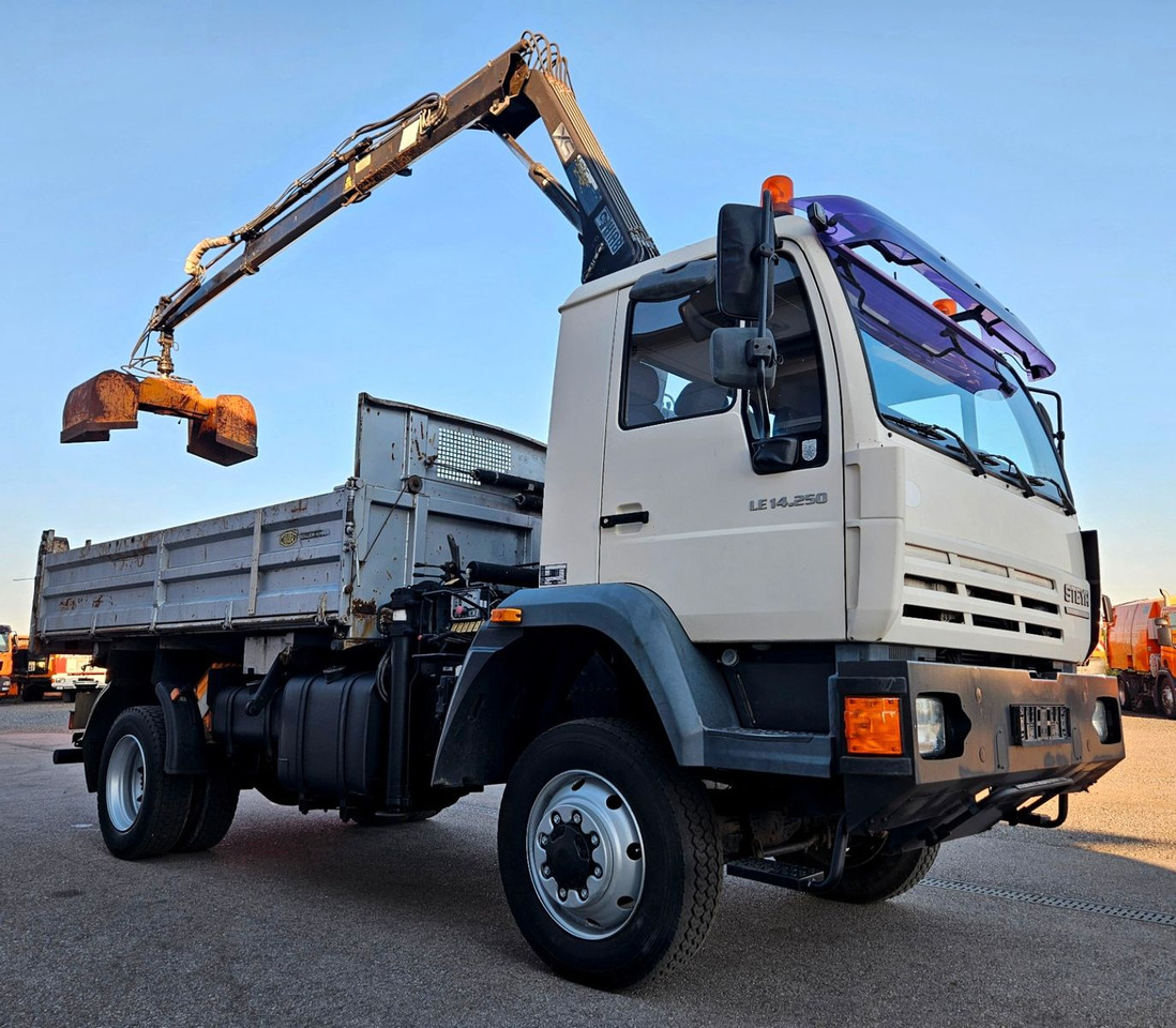 MAN LE 14.250 4x4 HIAB 077BS-2 Kran Greifer - Sklápěč, Auto s hydraulickou rukou: obrázek 3 MAN LE 14.250 4x4 HIAB 077BS-2 Kran Greifer - Sklápěč, Auto s hydraulickou rukou: obrázek 3