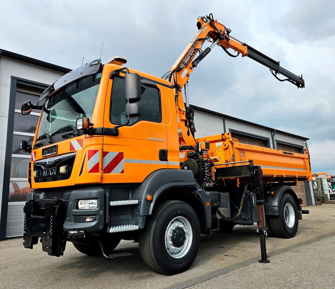 MAN TGM 18.290 4x4 Atlas 75.2 Kran Funk Euro6 - Sklápěč, Auto s hydraulickou rukou: obrázek 1 MAN TGM 18.290 4x4 Atlas 75.2 Kran Funk Euro6 - Sklápěč, Auto s hydraulickou rukou: obrázek 1