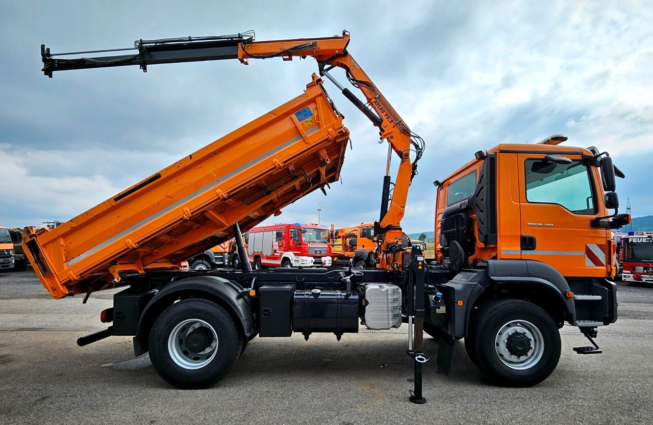 MAN TGM 18.290 4x4 Atlas 75.2 Kran Funk Euro6 - Sklápěč, Auto s hydraulickou rukou: obrázek 2 MAN TGM 18.290 4x4 Atlas 75.2 Kran Funk Euro6 - Sklápěč, Auto s hydraulickou rukou: obrázek 2