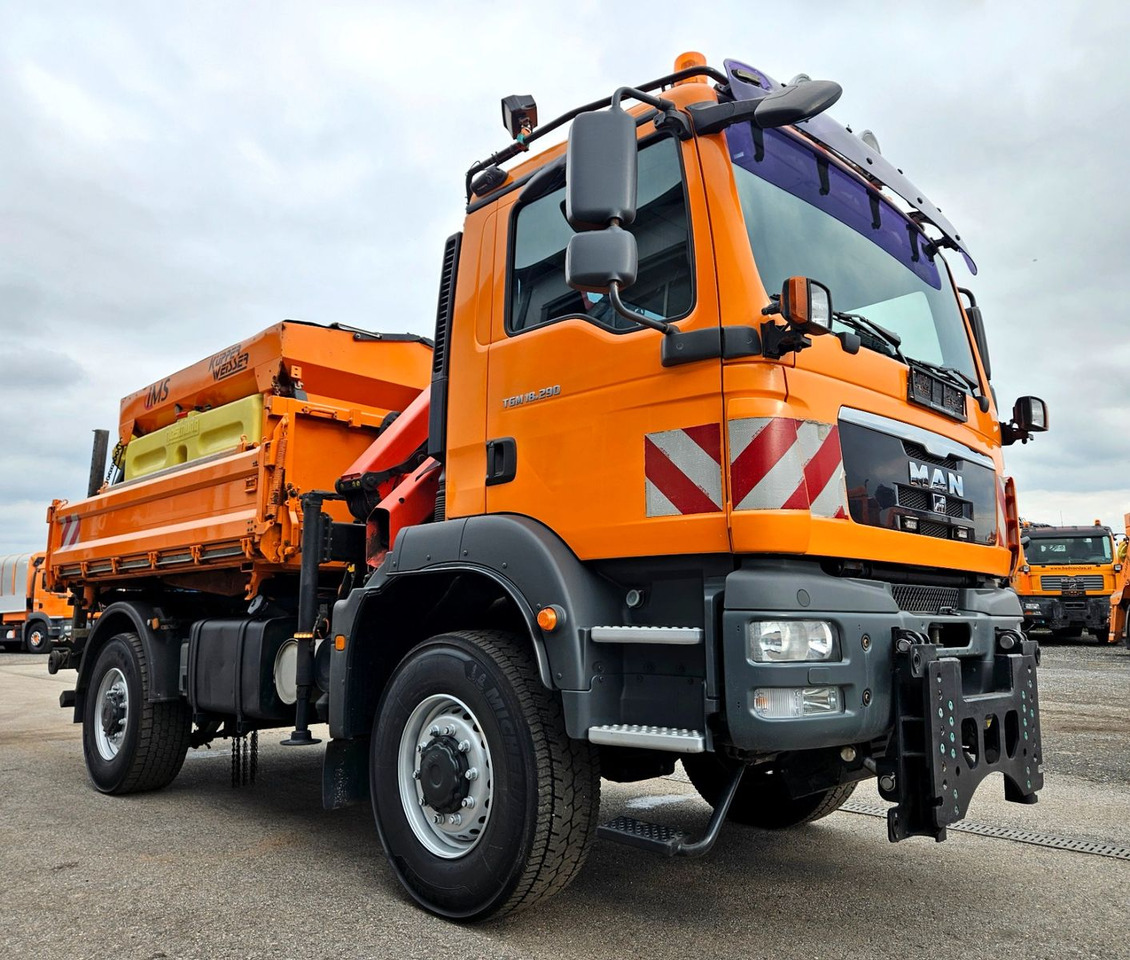 MAN TGM 18.290 4x4 Palfinger PK7001 Kran Funk Euro5 - Sklápěč, Auto s hydraulickou rukou: obrázek 1 MAN TGM 18.290 4x4 Palfinger PK7001 Kran Funk Euro5 - Sklápěč, Auto s hydraulickou rukou: obrázek 1