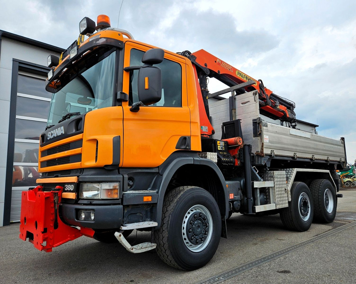 Scania P114 380 6x4-4 Palfinger PK12502 Kran Funk - Sklápěč, Auto s hydraulickou rukou: obrázek 3 Scania P114 380 6x4-4 Palfinger PK12502 Kran Funk - Sklápěč, Auto s hydraulickou rukou: obrázek 3