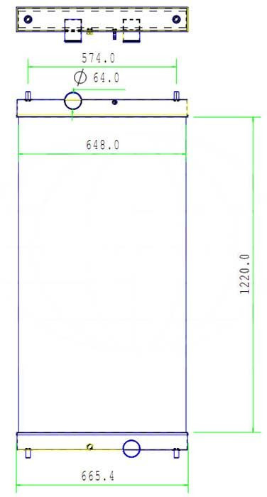 RADIATORE CUMMINS GENERATOR QSX-15G8 TRANSPRO 0130-6299 - Chladič: obrázek 1 RADIATORE CUMMINS GENERATOR QSX-15G8 TRANSPRO 0130-6299 - Chladič: obrázek 1