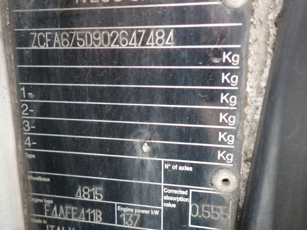 Skříňový nákladní auto Iveco Eurocargo 75E19,   18 Palleten: obrázek 12