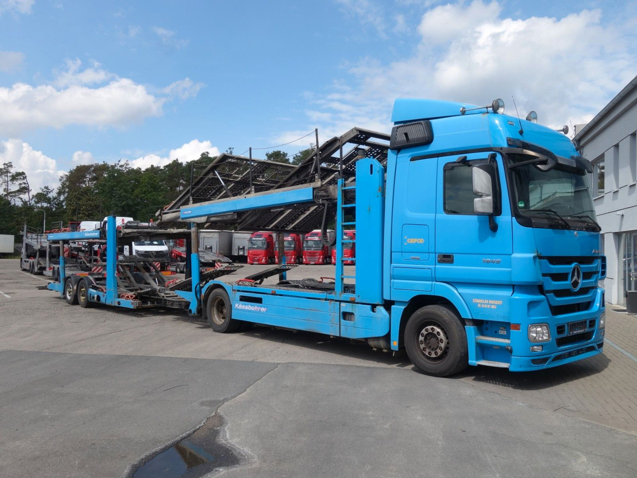 Mercedes-Benz Actros 1846 mit Kässbohrer Metago/Vario - Přepravník automobilů: obrázek 4 Mercedes-Benz Actros 1846 mit Kässbohrer Metago/Vario - Přepravník automobilů: obrázek 4